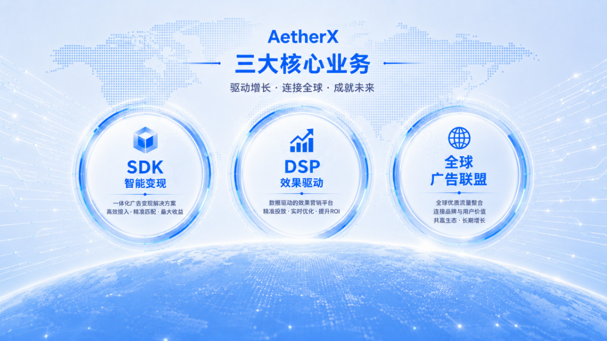 AetherX亮相2026 ChinaJoy:全域流量生态,全球增长引擎 https://cms3.chinajoy.net/157/upload/resources/image/102323.png?token=Bearer eyJhbGciOiJIUzUxMiJ9.eyJpc3MiOiJlY2hpc2FuIiwic3ViIjoie1wiY2xpZW50XCI6XCJXRUJcIixcInR5cGVcIjpcIlVTRVJcIixcIm5hbWVcIjpcInVzZXIyX2FwaVwiLFwic2lnbmF0dXJlXCI6bnVsbCxcImV4cGlyZXNfaW5cIjoxODAwMDAwMH0iLCJpYXQiOjE3ODA2NDM1ODcsImV4cCI6MTc4MDY2MTU4N30.qzYGmXTq6cW4niunz0MPIpeCqmH_oPCiE7-CwO-5dnNmZxG_Qeo7DFeSaMmv-32Cn73YXzM2dp9le6eynP_IVg